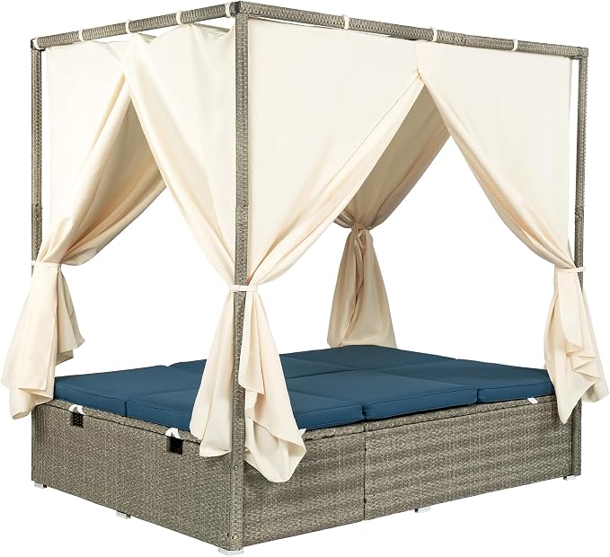 Wicker Metal Outdoor Pool Furniture - Image 7