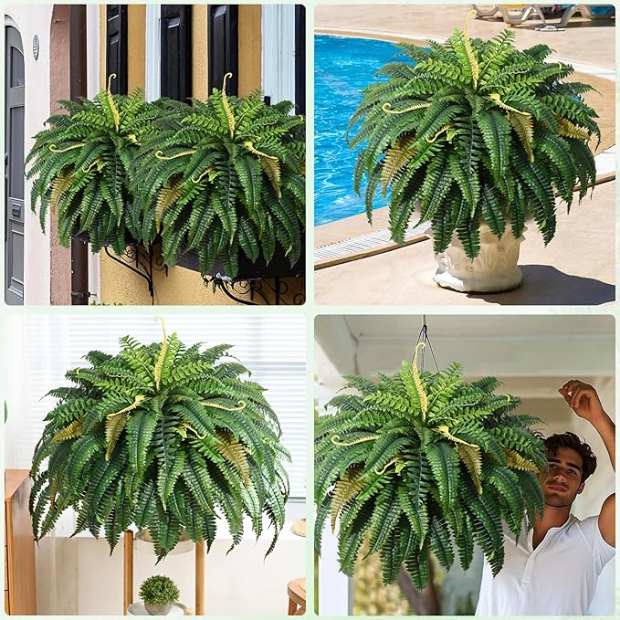 MARTINE MALL 48 inch Fake Ferns Artificial Ferns - Image 7