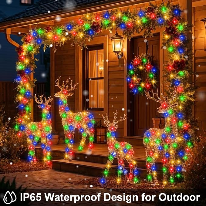 4 PACK Multicolor Battery Operated String Lights Outdoor 16.5Ft 50LED Battery - Image 5