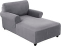 FantasDecor Chaise Lounge Cover Stretch Chair Lattice Slipcover by FantasDecor