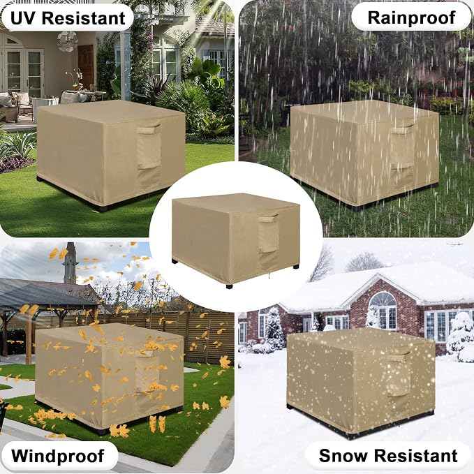 OutdoorLines Outdoor Waterproof Patio Ottoman Covers - Image 6