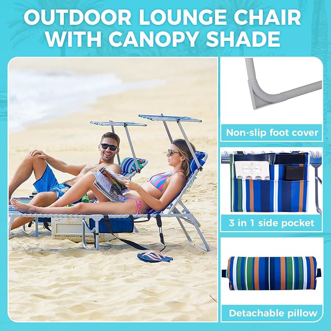 #WEJOY Folding Lounge Chair - Image 7