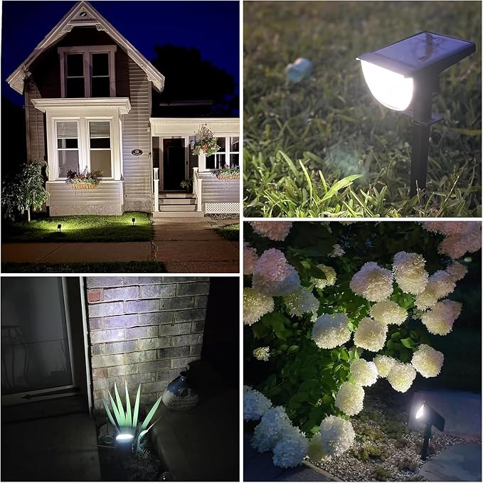Solar Lights Outdoor Waterproof IP65, Solar Powered 76 LED 3 Lighting Modes - Image 7
