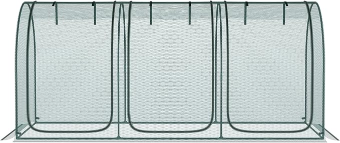 Outsunny 9' x 4' Crop Cage, Plant Protection Tent - Image 8