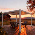 Kozyard Outdoor Louvered Pergola 10ft x 12ft Pergola Sun Shade All-Weather by Kozyard