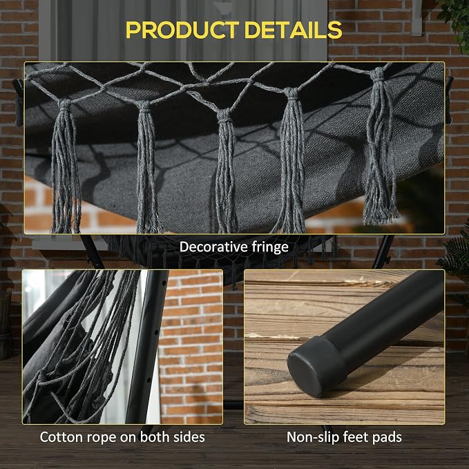 Outsunny Patio Hammock Chair - Image 5