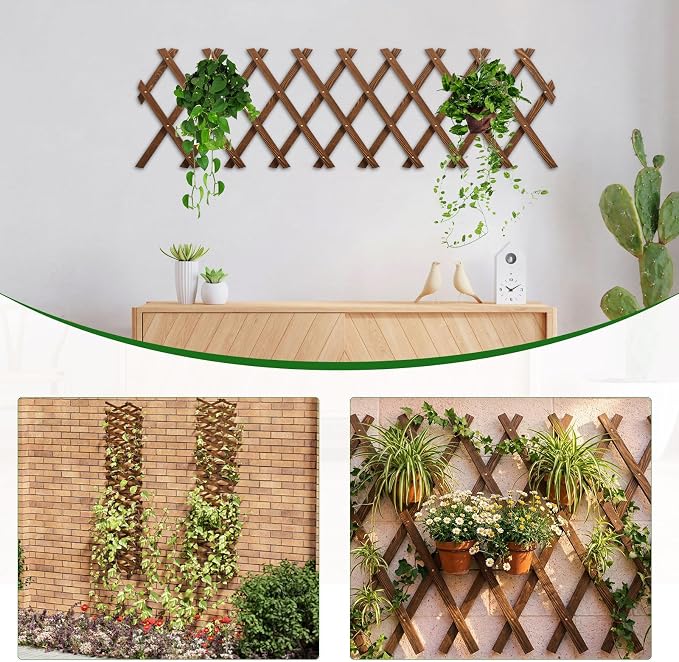2 PCS Expandable Garden Trellis, 13.2" x 63" Trellis - Image 7