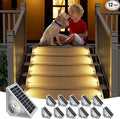 Solar Stair Lights Outdoor Waterproof, 3 in 1 Solar Step Lights by ZSYIQIXI