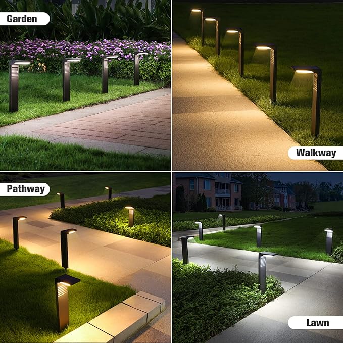 Solar Pathway Lights 4 Pack - Image 3