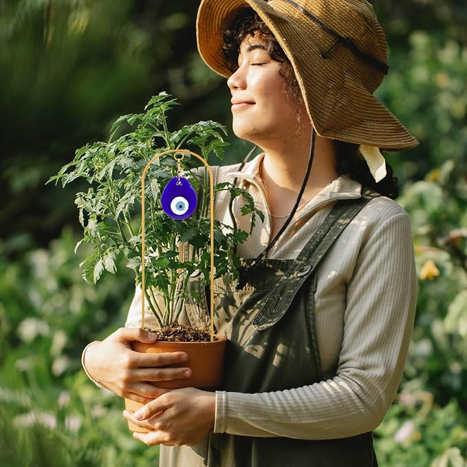 Plant Trellis for Climbing Plants indoor Evil Eye Decorations Mini Metal - Image 4