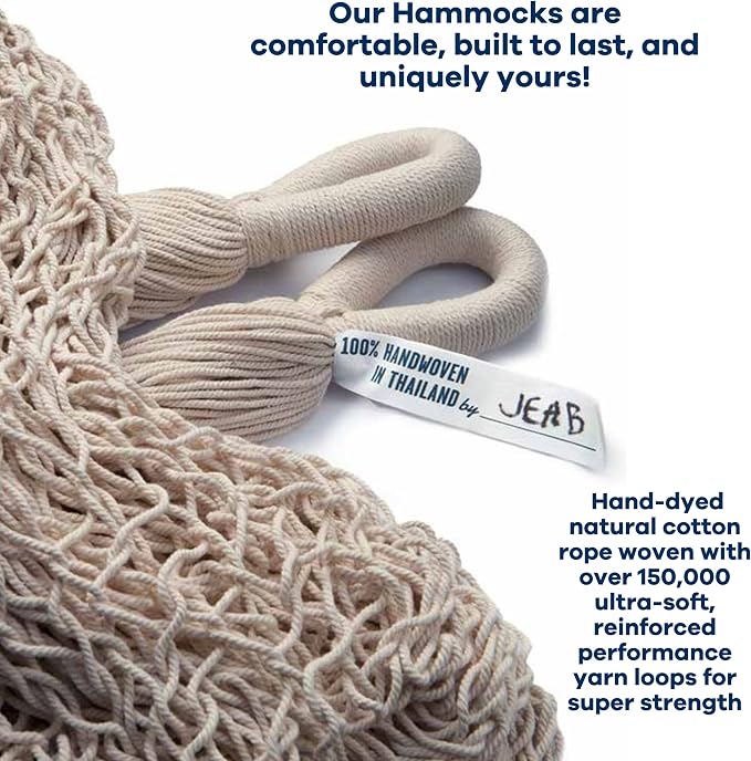 Handwoven Cotton Rope Hammock by Yellow Leaf Hammocks - Image 3