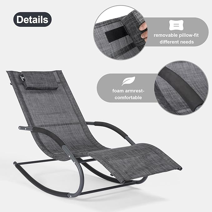 Outdoor Lounge Chair, Chaise Lounge - Image 5