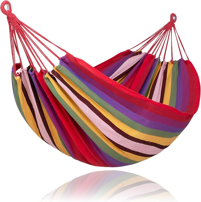 SUNCREAT Hammocks for Outside, Portable Heavy Duty Tree Hammock by SUNCREAT