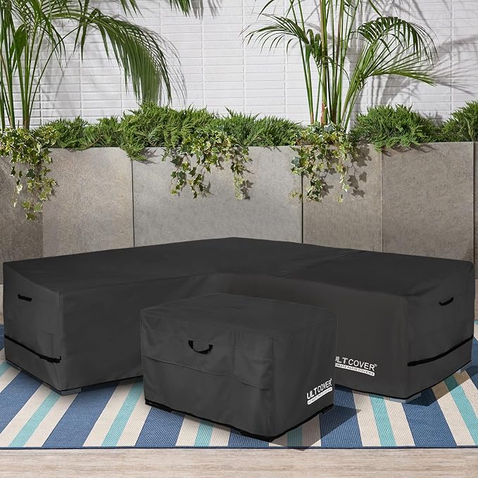 ULTCOVER Patio V-Shaped Sofa Cover Waterproof - Image 6