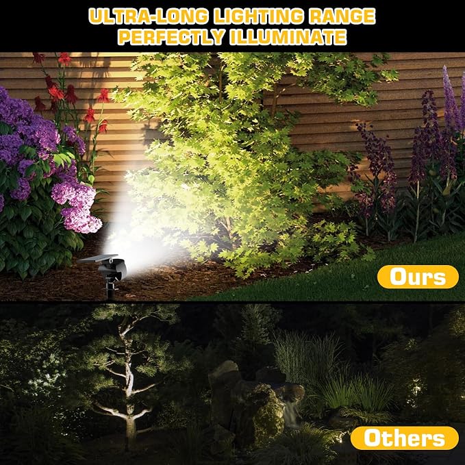 Kaxiida Solar Spot Lights Outdoor Waterproof - Image 6