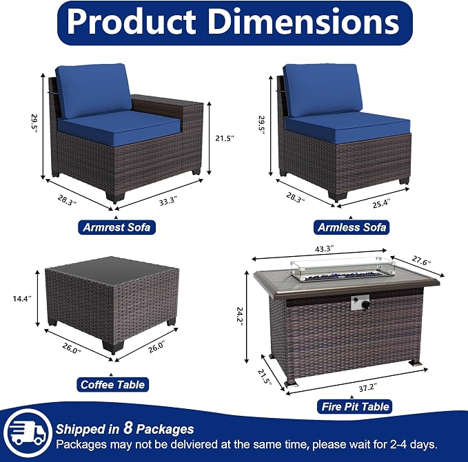 Outdoor Patio Furniture Set - Image 2