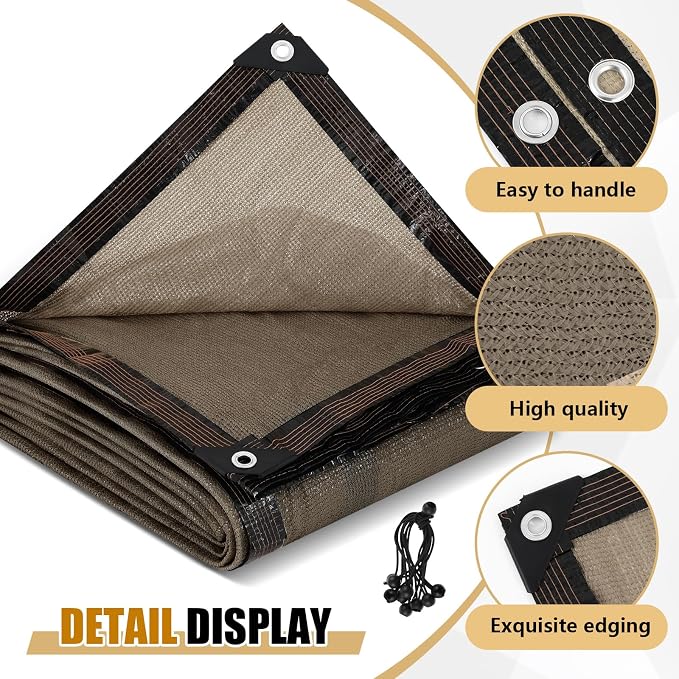 95% Pergola Shade Cover with Grommets - Image 3
