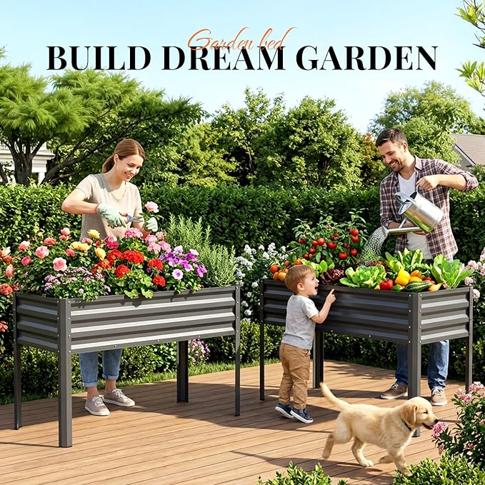 KING BIRD Large Raised Garden Bed - Image 8