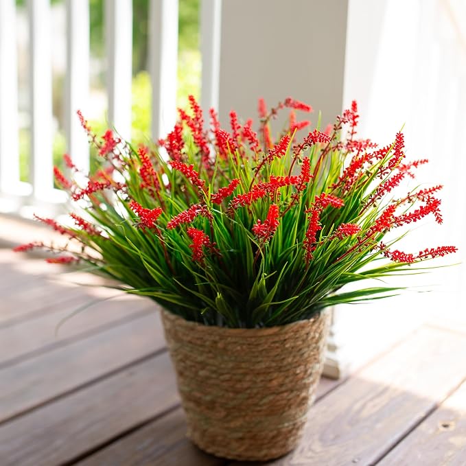 HyeFlora Artificial Fake Flowers Outdoor Plants - Image 6