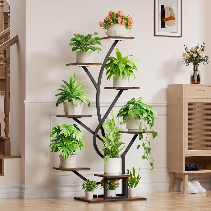 Plant Stand Indoor with Grow Lights - Image 2