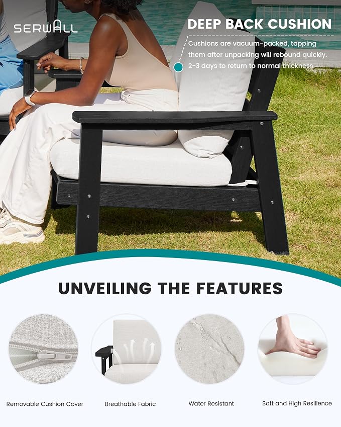 SERWALL Outdoor Loveseat - Image 3