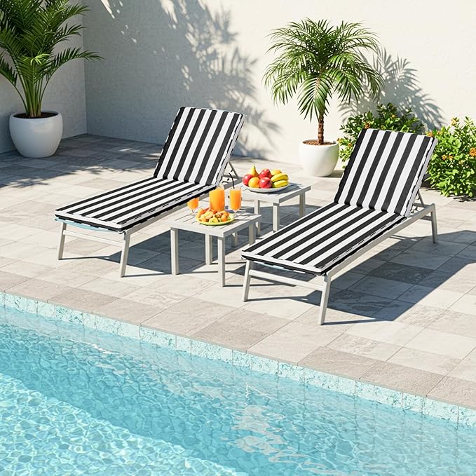 Outdoor Chaise Lounge Cushions Covers - Image 7