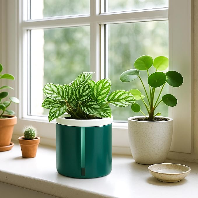 D'vine Dev 4 Inch Design Self Watering Planter - Image 4