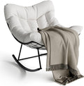 GarveeLife Outdoor Papasan Rocking Chair, Oversized Rocking Chair by GarveeLife