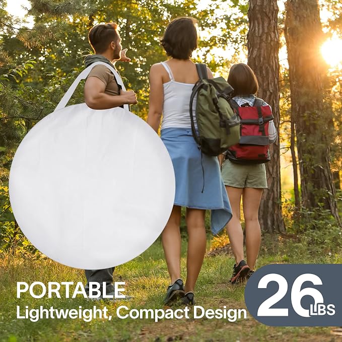 Alvantor® Screen House Gazebo, Pop Up Igloo Screened Canopy Tent - Image 9