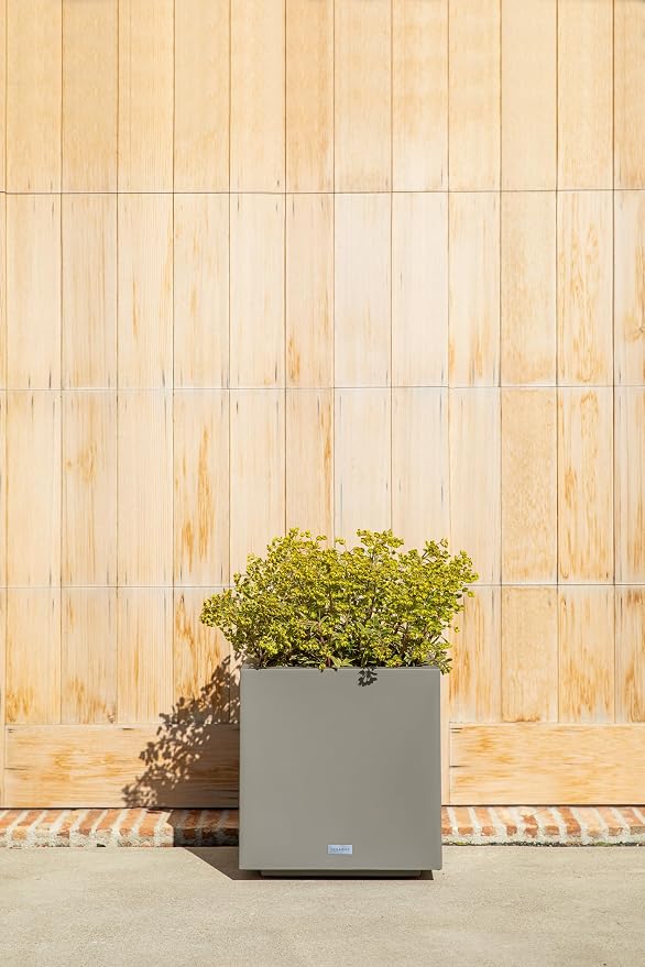 Veradek Block Series Cube Plastic Planter - Image 4