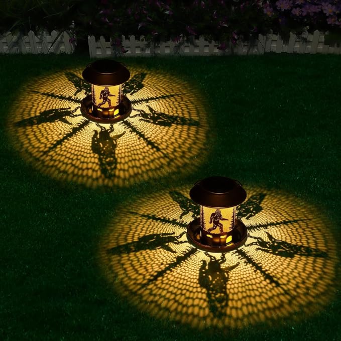 2 Pack Bird Feeders for Outdoors Bigfoot Garden Decor Gifts for Women Mom - Image 2