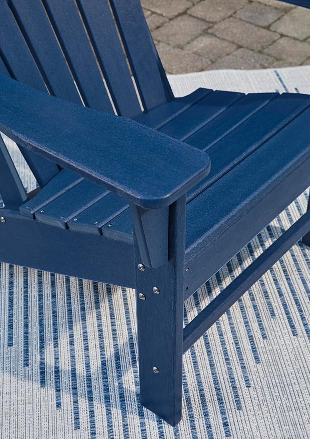Signature Design by Ashley Outdoor Sundown Treasure HDPE Patio Adirondack Chair - Image 12