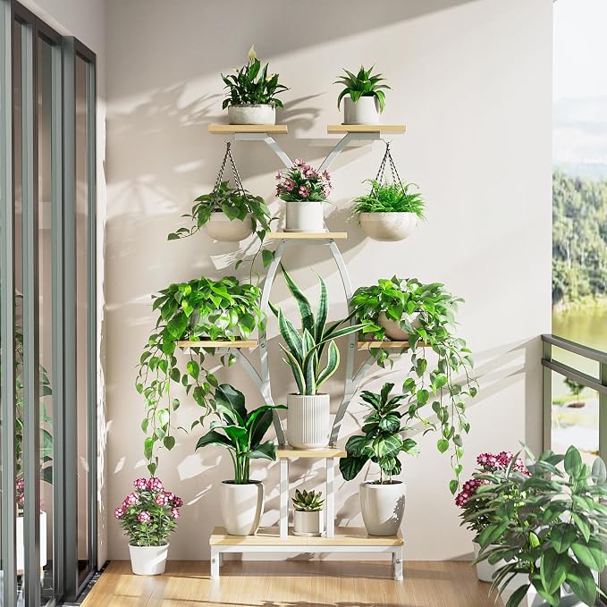 Plant Stand Indoor with Grow Lights - Image 8