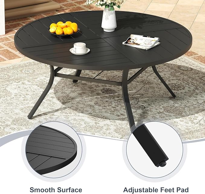 VICLLAX 9 Pieces Patio Outdoor Dining Set - Image 6