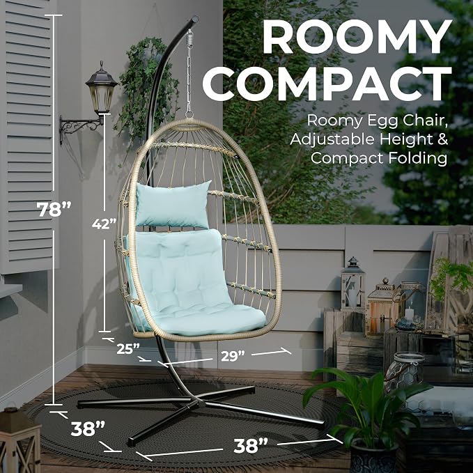 Econohome Hanging Egg Chair - Image 5
