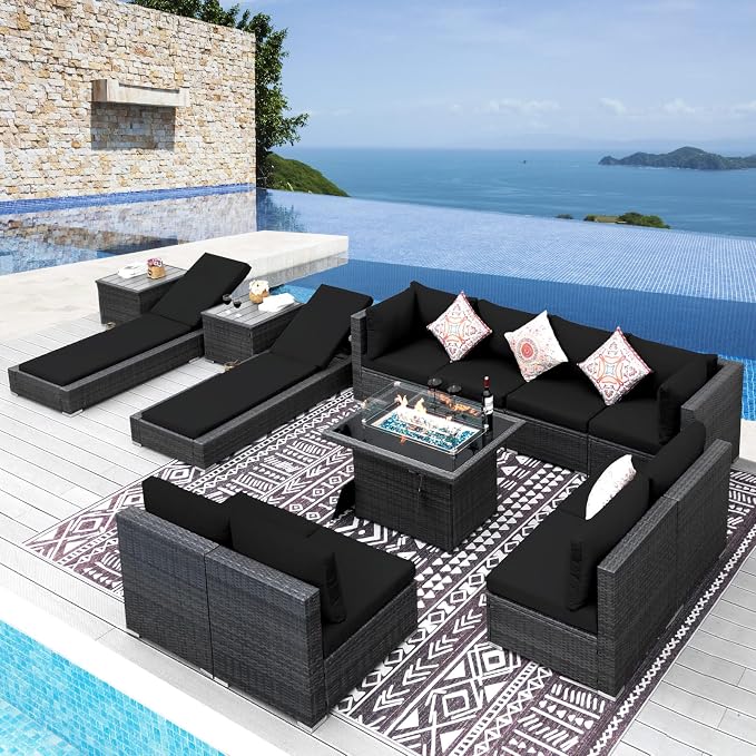 NICESOUL 13 Piece Outdoor Sectional by NICESOUL