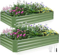 INNO STAGE 2Pcs Galvanized Raised Garden Bed Kit, Rust-Resistant & Easy Assembly by INNOSTAGE