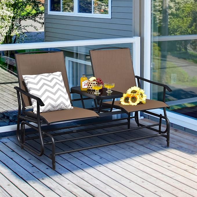 Giantex Patio Bench Glider Chair - Image 8