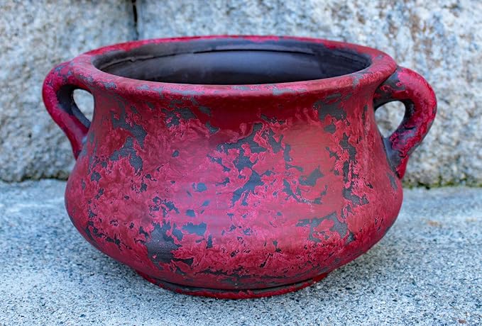 Egyptian Era Designed Earthen Ware Terra-Cotta Vessel/Planter - Image 5