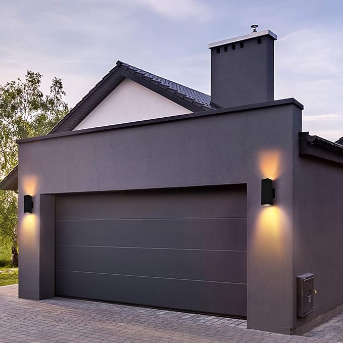 Outdoor Wall Lights, 2 Pack Waterproof Exterior Lighting Fixtures, Anti-Rust - Image 9