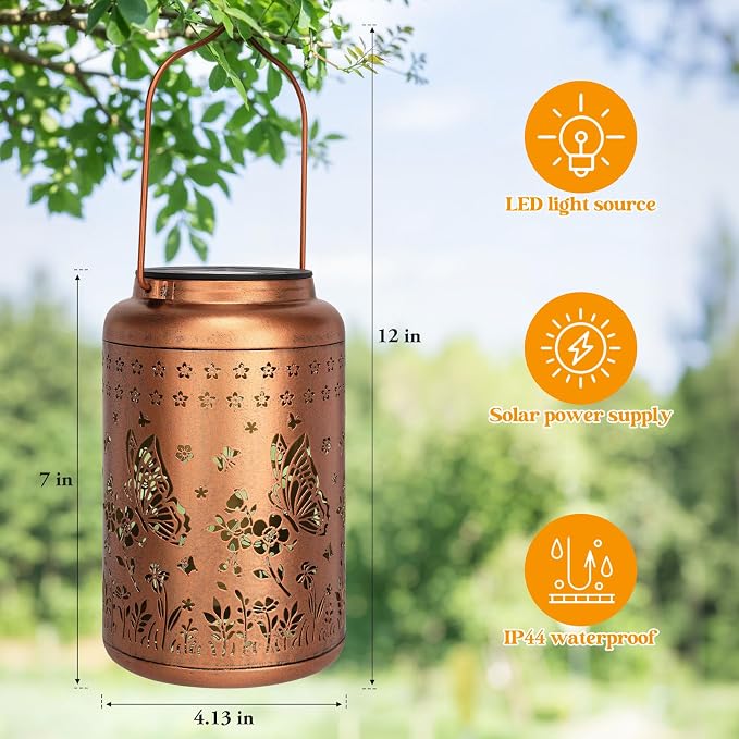 Butterfly Solar Lanterns Outdoor Waterproof, Butterfly Birthday Gifts - Image 7