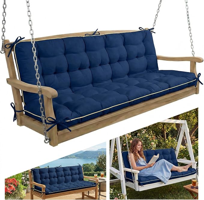 AS AWESLING 60×40 INCH Oxford Fabric Swing Cushions by ASAWESLING
