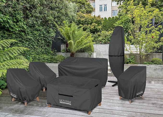 ULTCOVER Waterproof Patio Chair Cover – Outdoor Lounge Deep Seat Single Lawn - Image 6