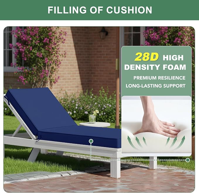 Chaise Lounge Cushions Outdoor - Image 5