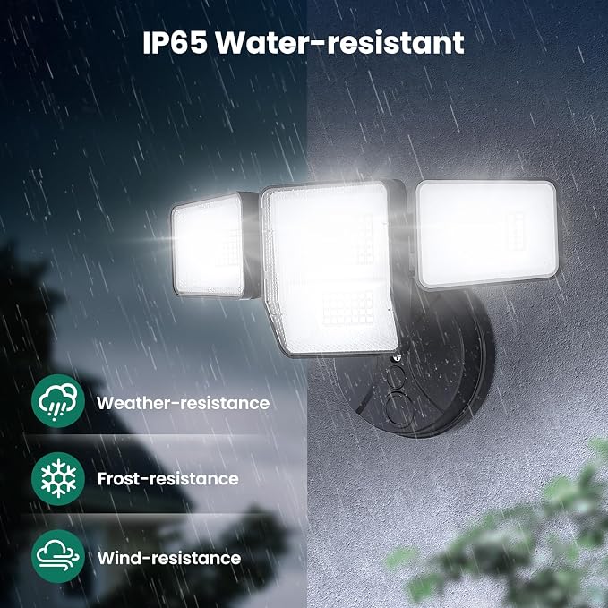 70W 7000LM LED Flood Lights Outdoor, Switch Controlled Security Lights - Image 5