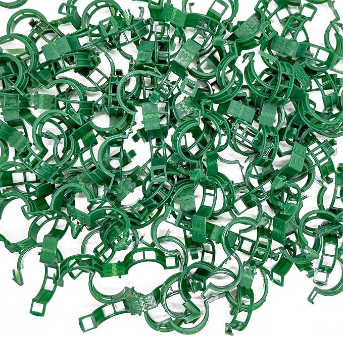 Piteno® 300Pcs Tomato Clips, Plastic Trellis Clips, Plant Support Clips by Piteno
