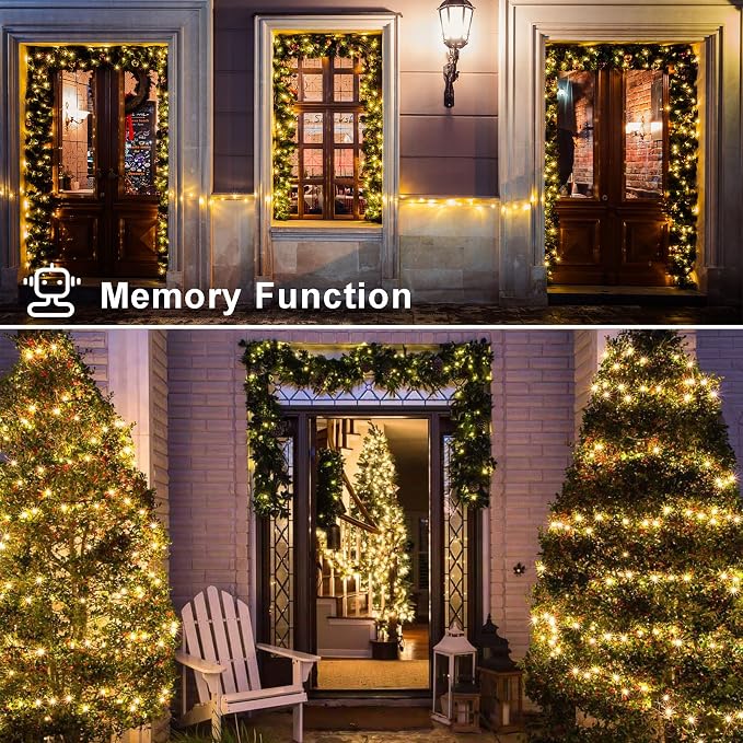 4 Pack- Battery Operated Outdoor Tree String Lights - Image 6
