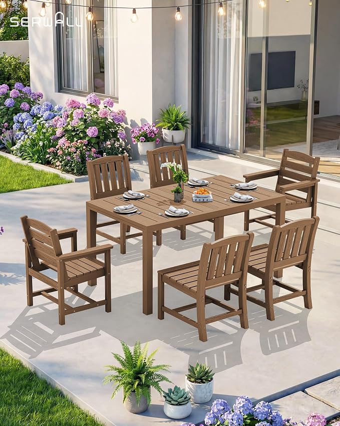 SERWALL Outdoor Expandable Dining Table 60" - Image 7