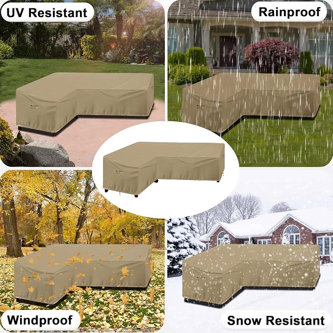 OutdoorLines Waterproof Outdoor Patio Sectional Cover - Image 7