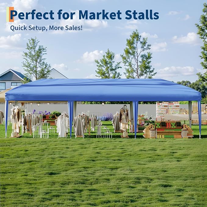 10x30 Pop Up Canopy with 8 SideWalls - Image 3